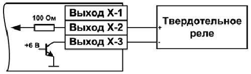 ТРМ10. Схема подключения нагрузки к ВУ типа Т
