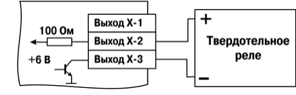 Использование транзисторного ключа для управления твердотельным реле